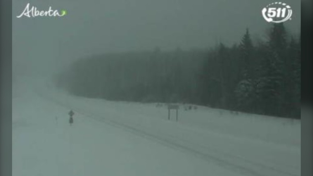 Snowfall warning, northwest Alberta