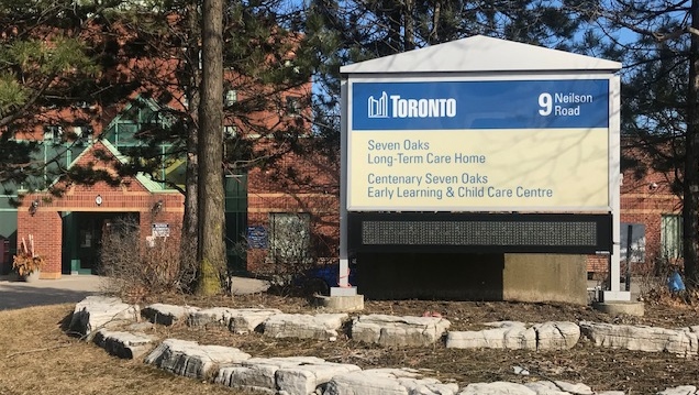The Seven Oaks long-term care home in Scarborough is seen in this photo. (Cristina Tenaglia/ CP24)