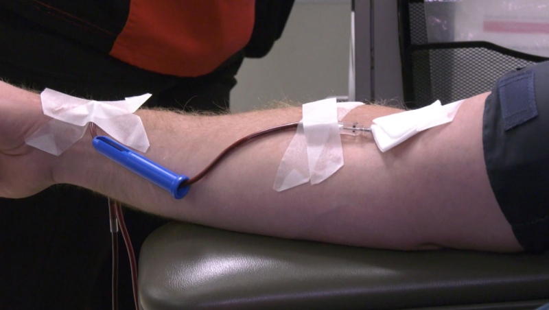 The Canadian Blood Services say people can still donate during the COVID-19 pandemic, but they'll need to follow different rules.