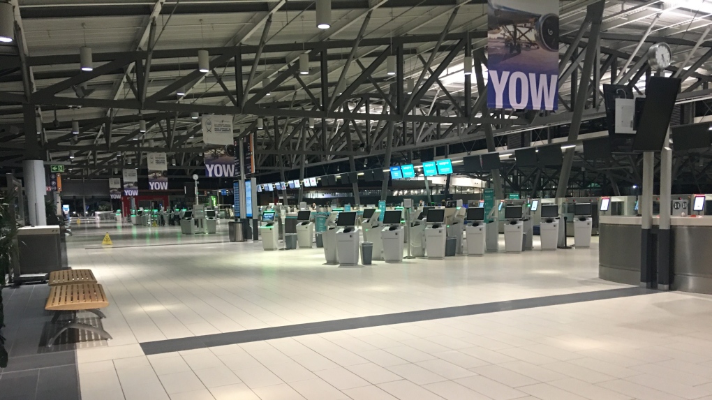 Empty terminal at YOW