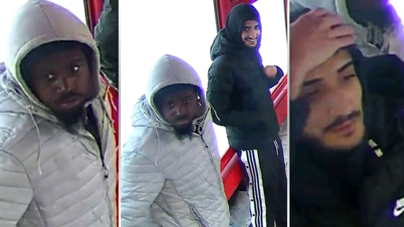 Ottawa Police are asking for the public's help identifying two suspects in an alleged swarming in the Billings Bridge area of Bank Street in early March. (Ottawa Police handout)