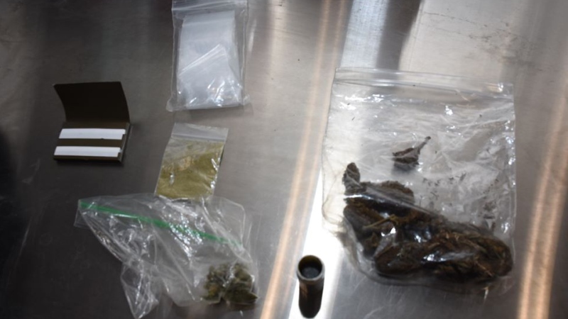 Drugs seized by police in Strathroy, Ont. are seen in this image released Wednesday, April 8, 2020. (Strathroy-Caradoc Police Service / Facebook)