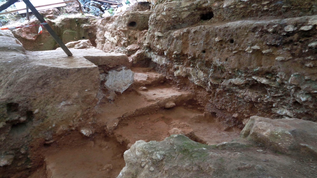Neanderthal excavation site 
