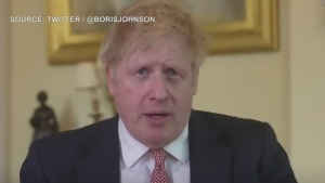 British PM Boris Johnson thanked the NHS