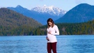 Yvonne Raymond with CTV News Vancouver Island is expecting her first child at the end of April 2020. (CTV News) 