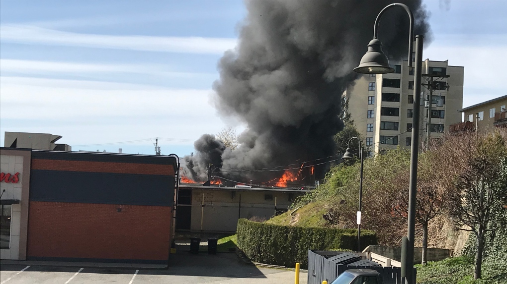 Fire in Mission B.C.