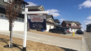 The COVID-19 pandemic has slowed down the housing market in Regina. (Cole Davenport/CTV News) 