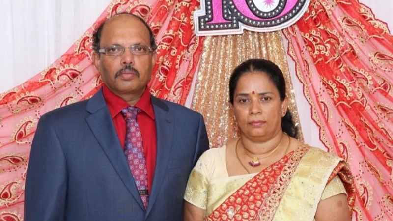 Nagarajah Thesingarajah, 61, and Pushparani Nagarajah, 56, are seen in this undated photograph provided by family. 