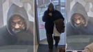 Ottawa Police are looking to identify a man accused of stealing cash from a bank on Somerset Street W. on Friday, April 17, 2020. (Ottawa Police handout)
