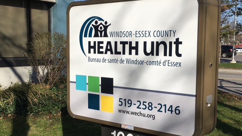 Windsor Essex County Health Unit in Windsor, Ont., on April 6, 2020. (Bob Bellacicco / CTV Windsor)