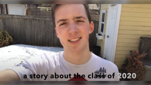 Grade 12 students at Kelvin High School made a video about their graduating class during COVID-19. (Source: MacKinley Hall)
