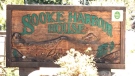 The Sooke Harbour House sign is shown in this file photo. (CTV News)