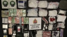 Drugs and other property that were seized as part of a recent investigation in Hamilton are shown. (Hamilton Police Service)