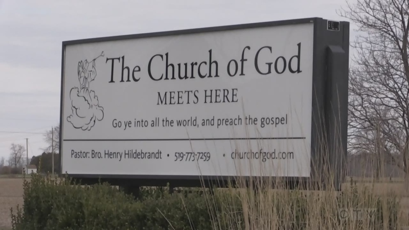 The Church of God in Alymer, Ontario (Sean Irvine / CTV News)