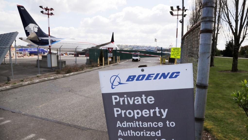 Boeing production plant in Renton, Wash.