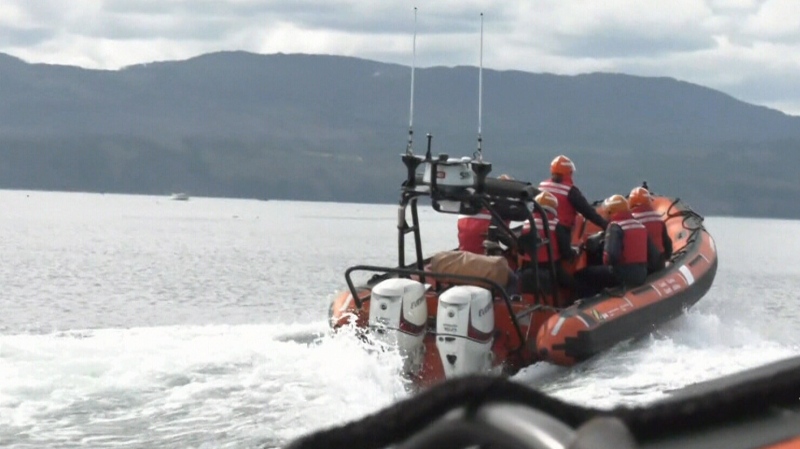 A coast guard vessel is seen in this file photo.