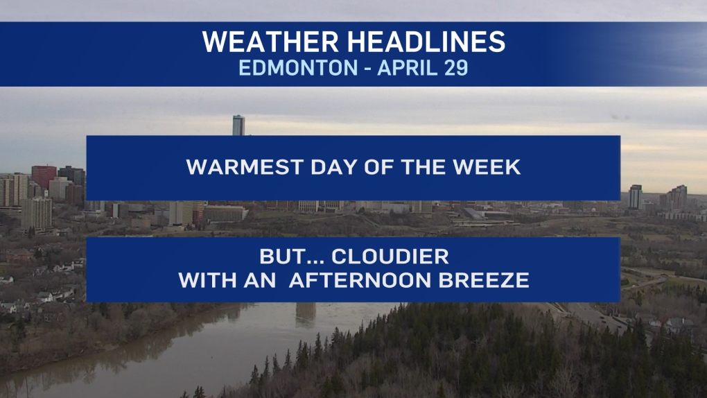 Edmonton weather for Wednesday, April 29 CTV News