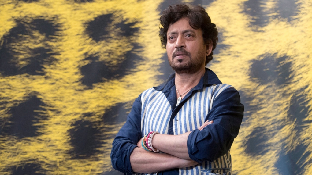 Indian actor Irrfan Khan poses in 2017