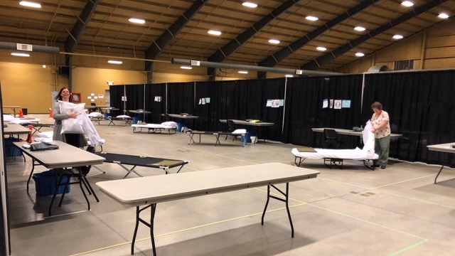 Chatham-Kent has opened the John D. Bradley Convention Centre as a temporary shelter for homeless people. (Courtesy Municipality of Chatham-Kent)
