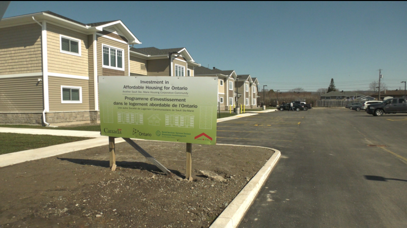 Unlike previous affordable housing units, these two were designed, paid for and now owned by the Sault Ste. Marie Housing Corporation. May 2/2020 (Jairus Patterson/CTV News Northern Ontario)