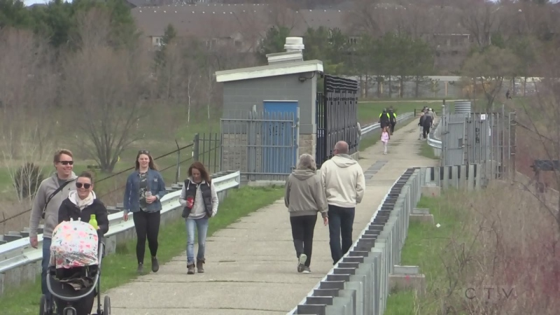 For the first time in over 40 years, the gates to the Gordon Pittock Dam are open (Brent Lale / CTV News)