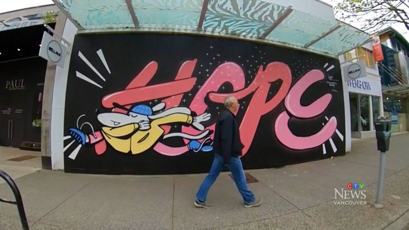 Artwork transforms downtown Vancouver