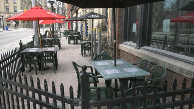Patio at the King's Head Pub
