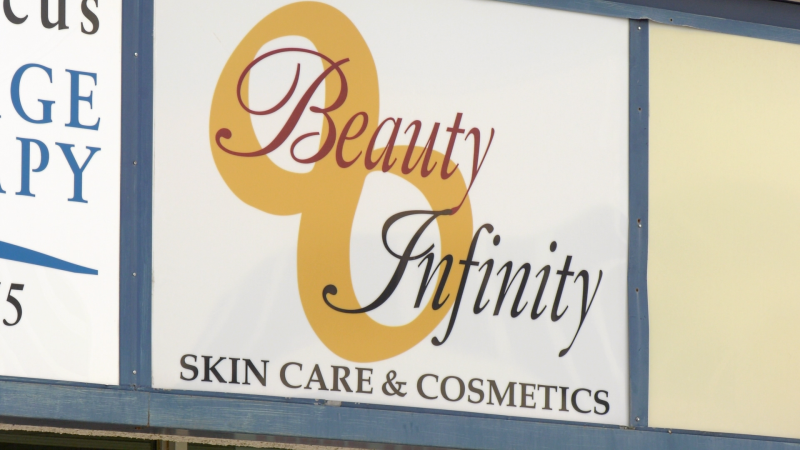 According to the Manitoba government Beauty Infinity, located on Corydon Avenue, was given a ticket for $2,542. (Source: Glenn Pismenny/CTV Winnipeg)