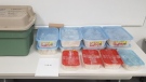 A large quantity of drugs seized during the dismantling of a clandestine methamphetamine lab in an Oshawa home are shown. (Toronto Police Service)