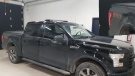 A 2016 Ford F-150 pickup made to look like a police car is seen in this image released by the Saugeen Shores Police Service on Wednesday, May 6, 2020. 