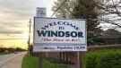 The Welcome to Windsor sign on Riverside Drive in Windsor, Ont., on Sunday, May 3, 2020. (Melanie Borrelli / CTV Windsor)
