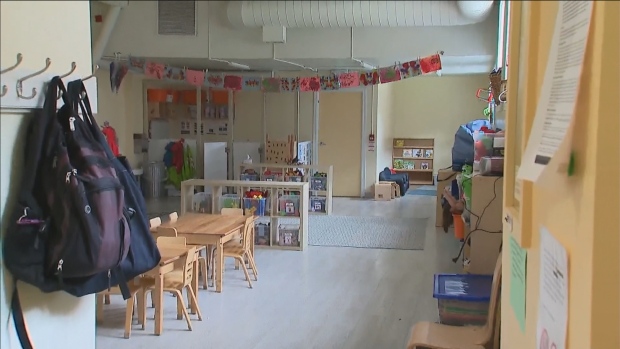 A daycare room is shown in an undated file photo.