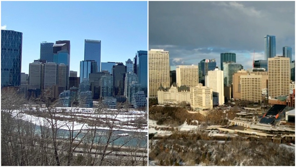 Calgary/Edmonton collage