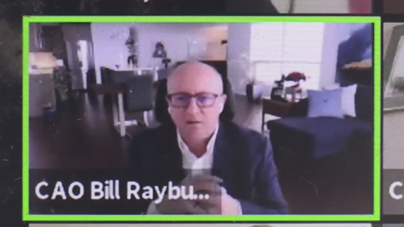 Middlesex County CAO Bill Rayburn speaks during a virtual meeting on Tuesday, May 12, 2020. 