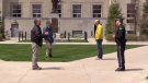 Members of Huron Domestic Assault Review Team on Wednesday, May 13, 2020. (Scott Miller / CTV London)