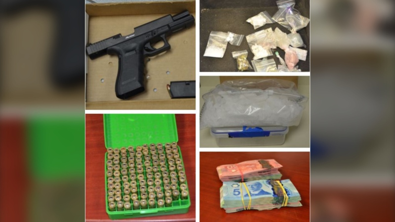 Chatham-Kent police seized $330,000 worth of suspected fentanyl and crystal methamphetamine in Chatham-Kent, Ont. (Courtesy Chatham-Kent police)