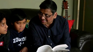Calgary father Jay Chowdhury emerged from a 16 day long coma to discover he was cured of COVID-19.