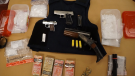 Police across southwestern Ontario seized these items in coordinated raids in London, Kitchener, and Hanover. (Source: London Police Service) 