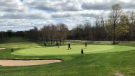 Golfers hit the links at Rideau View Golf Club on Saturday, the first day golf courses were allowed to open in Ontario since the COVID-19 pandemic began. (Leah Larocque/CTV News Ottawa)