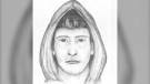 Richmond RCMP released this composite drawing of a suspect in a string of arsons. (Submitted)