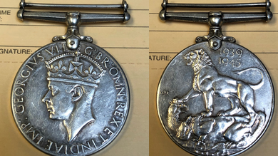 second war medal William Charles Henry Hibbard 