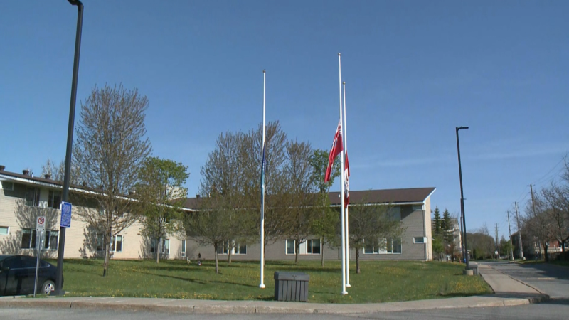 Ottawa Mayor Jim Watson says to honour the worker who died, flags at the Peter D. Clark long-term care home will fly at half-mast until the day of the funeral.