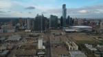 Downtown Edmonton is shown in this drone image captured on May 20, 2020. (CTV News Edmonton)