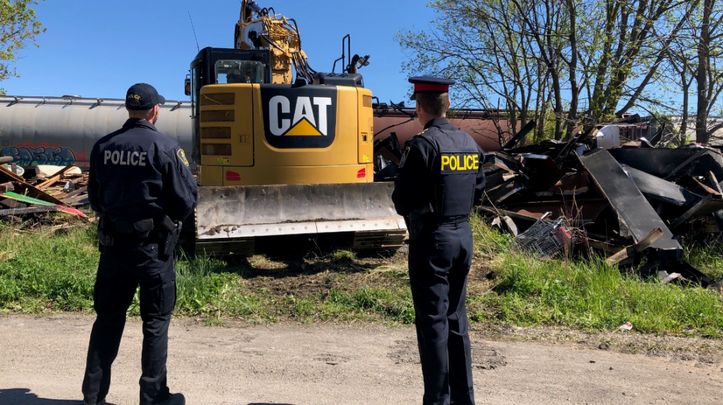 Abandoned building in St. Thomas demolished