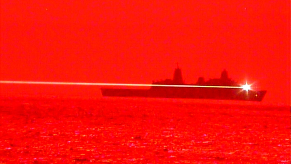 Navy laser