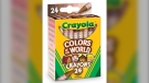 A Canadian makeup developer has helped create a new line of Crayola crayons that are meant to accurately reflect human skin tones. (Crayola)