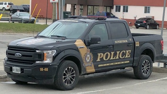 Timmins police truck