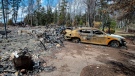 A fire-destroyed property registered to Gabriel Wortman at 200 Portapique Beach Rd. is seen in Portapique, N.S., Friday, May 8, 2020. THE CANADIAN PRESS/Andrew Vaughan