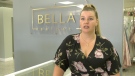 Brittany Belanger, owner of Bella Bridal on Erie Street in Windsor Ont., on Wednesday May 27 2020 (Bob Bellacicco/CTV Windsor) 