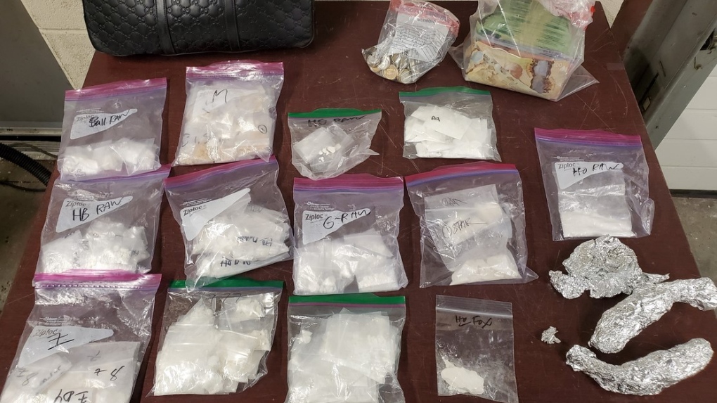 drugs in plastic bags 
